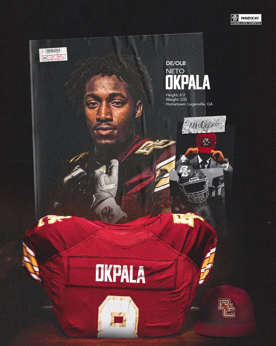 BCFootball's tweet photo. This versatile edge rusher is in.
Welcome to the Heights @OkpalaNeto
#GetIn21 https://t.co/k0dgQymeLR