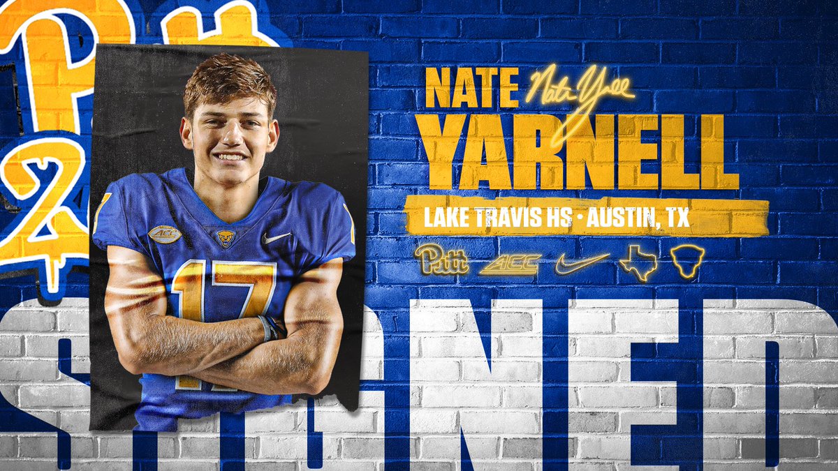 The Sheriff from Texas! @NateYarnell is a Panther! #H2P #PITT2L1TT