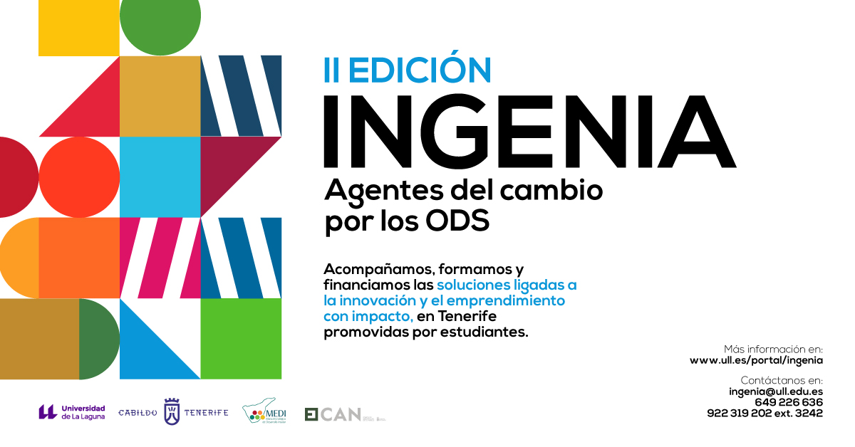 fg_ull's tweet photo. ♻ Eres una pieza fundamental para el cambio.

💡 Si tienes una idea relacionada con los ODS o te gustaría participar en un proyecto sostenible, ya puedes inscribirte para la nueva edición de #IngeniaODS.

 #ingenia2021 #jovenesporelcambio

⬇ Más info ⬇
https://t.co/3rVtbL3DZ0 https://t.co/ppQl3pj8in