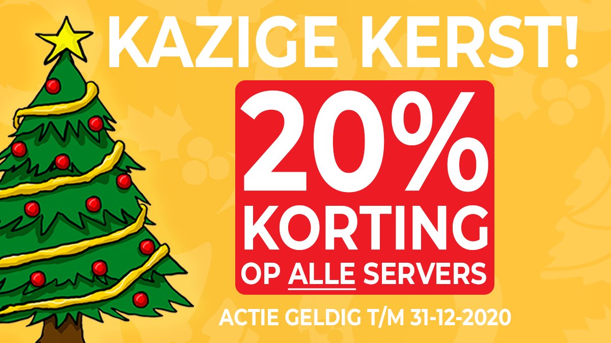 Fijne kerst van die kazige kameraden! 🎄🎅

P.S. mocht je het rode vlak hebben gemist, profiteer nu van 20% korting op ALLE gameservers! Geen kortingscode nodig, lekker makkelijk.