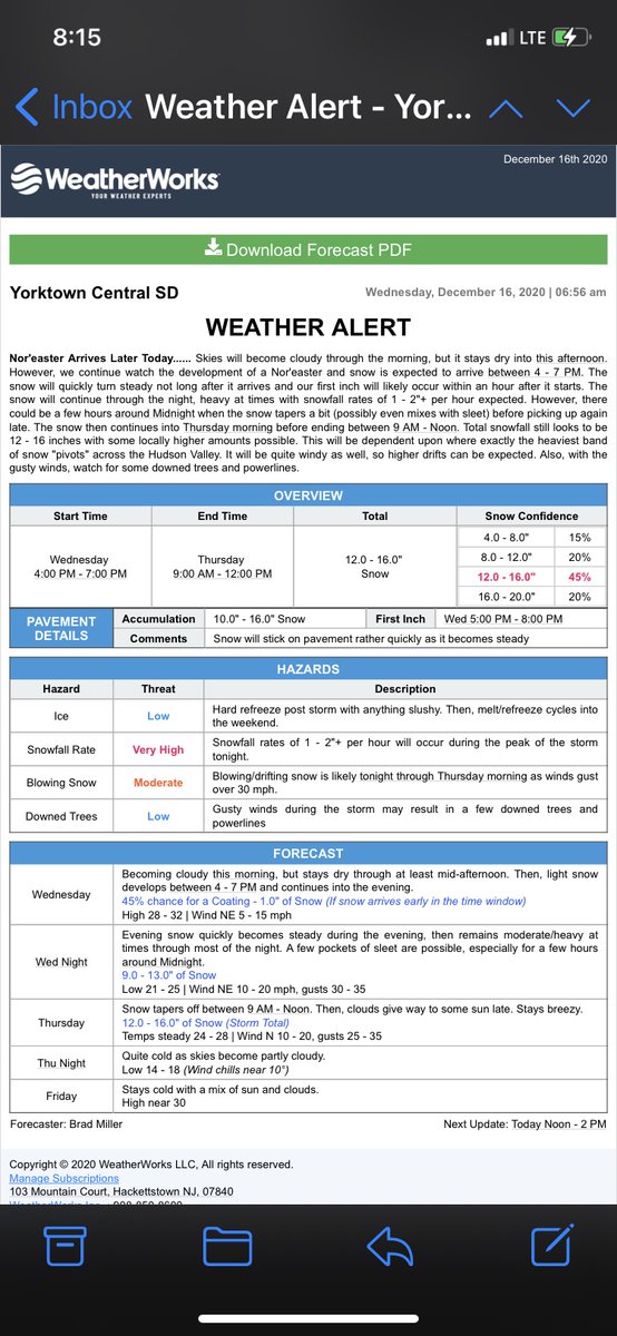 Latest forecast. Stay safe.