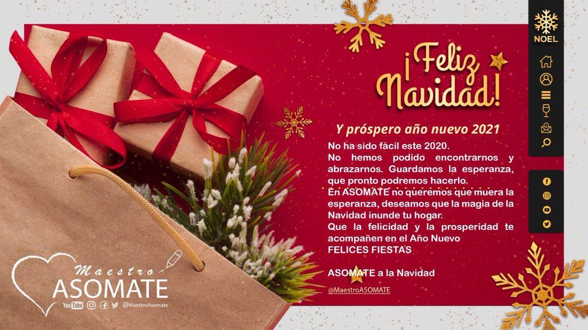 roymerlopez's tweet photo. Soy Maestro ASOMATE, Feliz navidad. https://t.co/Ei6AdolneQ