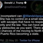 @wilfredodiazPR @realDonaldTrump @FoxNews @donnabraziIe He said this about your people. Are you not ashamed? #PuertoRico 