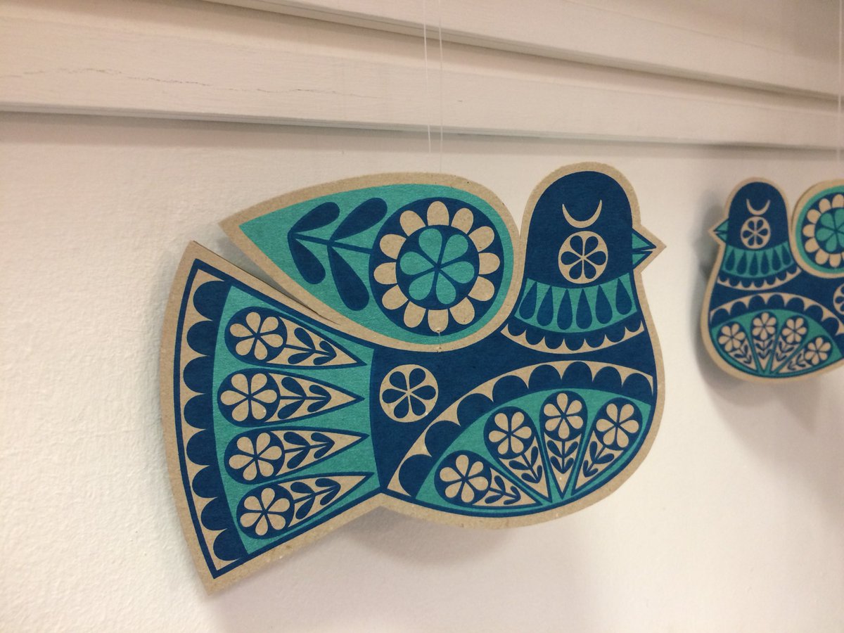 Braved the rain & delivered more work to the @rbsagallery. They have #folkbird & #angel decorations, lots of my tote bags & #greetingscards including the last few angel cards! Lovely artwork, ceramics, textiles & jewellery too & plenty of room for #covidsafe #christmasshopping. https://t.co/hAG2GT8Pgi