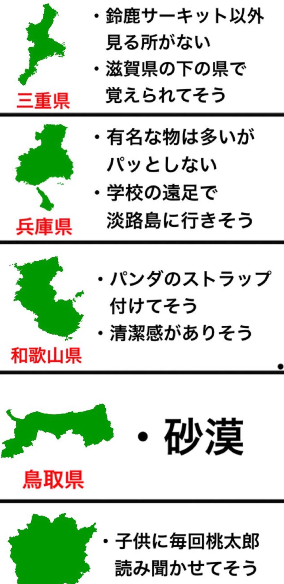 @kimuti_X (´・ω・｀)三重県で有名なものを挙げるなら…
挙げたものでそいつの住んでる地域がわかるんだぜ…？ 