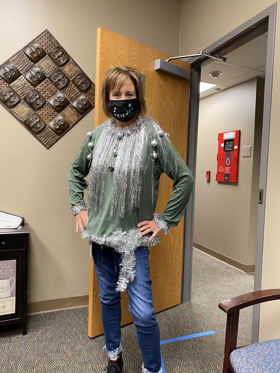 It’s definitely getting UGLY today! #JingleDaysatDove