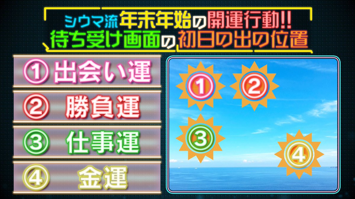 あさって10日水曜よる10時放送 突然ですが占ってもいいですか Ikko 浅田舞をガチ占い 突然ですが占ってもいいですか ご視聴頂き ありがとうございます シウマ さんによる 年末年始の開運行動を大公開 来年 初日の出を写真に撮る際は
