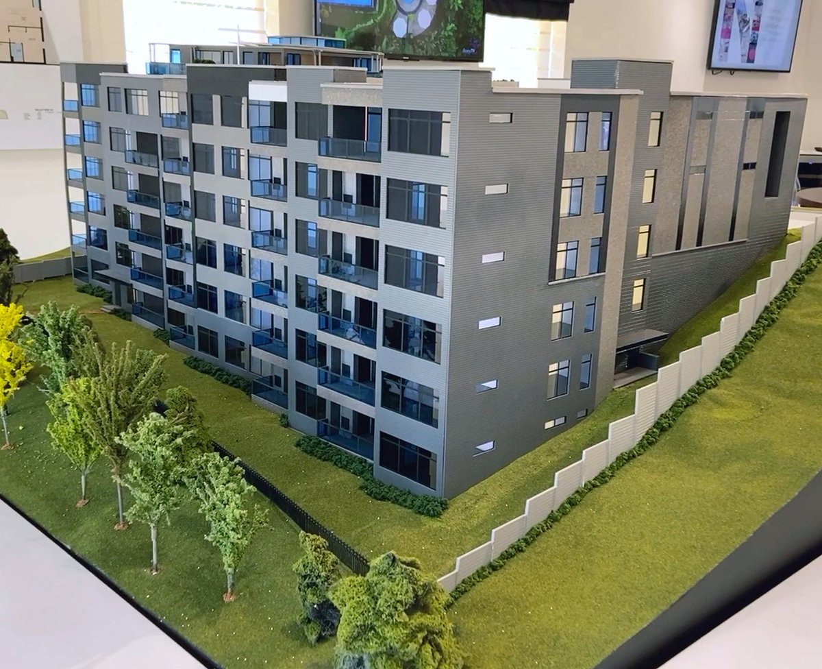 77YatesCondos's tweet photo. Notice the angled back of #77Yates, that is for not only aesthetics, but to provide additional privacy for people on their terraces. Visit the 77 Yates Presentation Centre to view this scale model and to learn more. Visit https://t.co/VKhInv6YRK for an appointment.
#ourhomeSTC https://t.co/NXYgwqXUK3