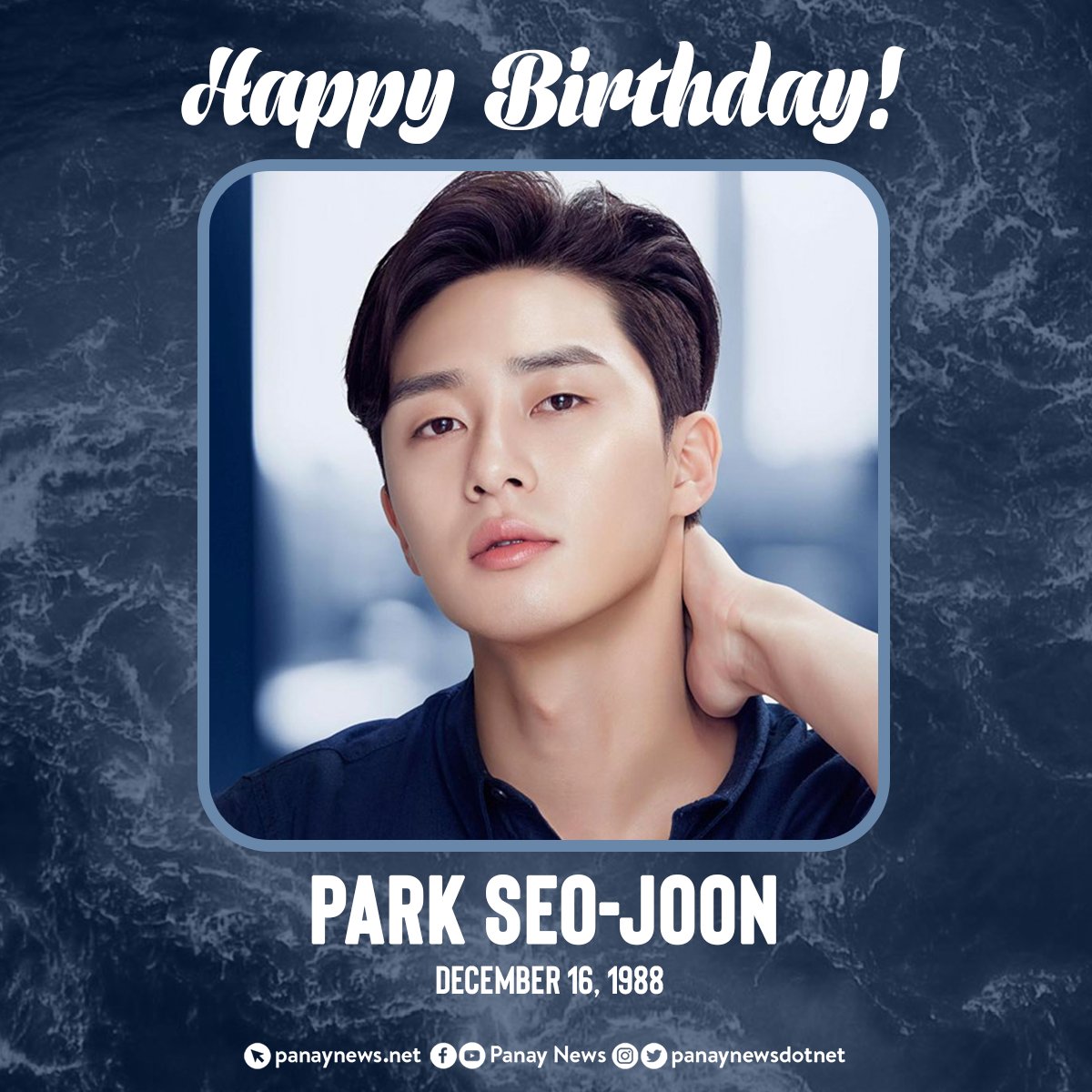 Happy Birthday to the ultimate oppa, Park Seo-joon!    
