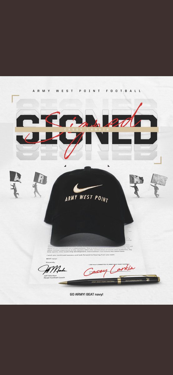 Officially official. Time to work!!! <a href="/ArmyWP_Football/">Army Football</a>