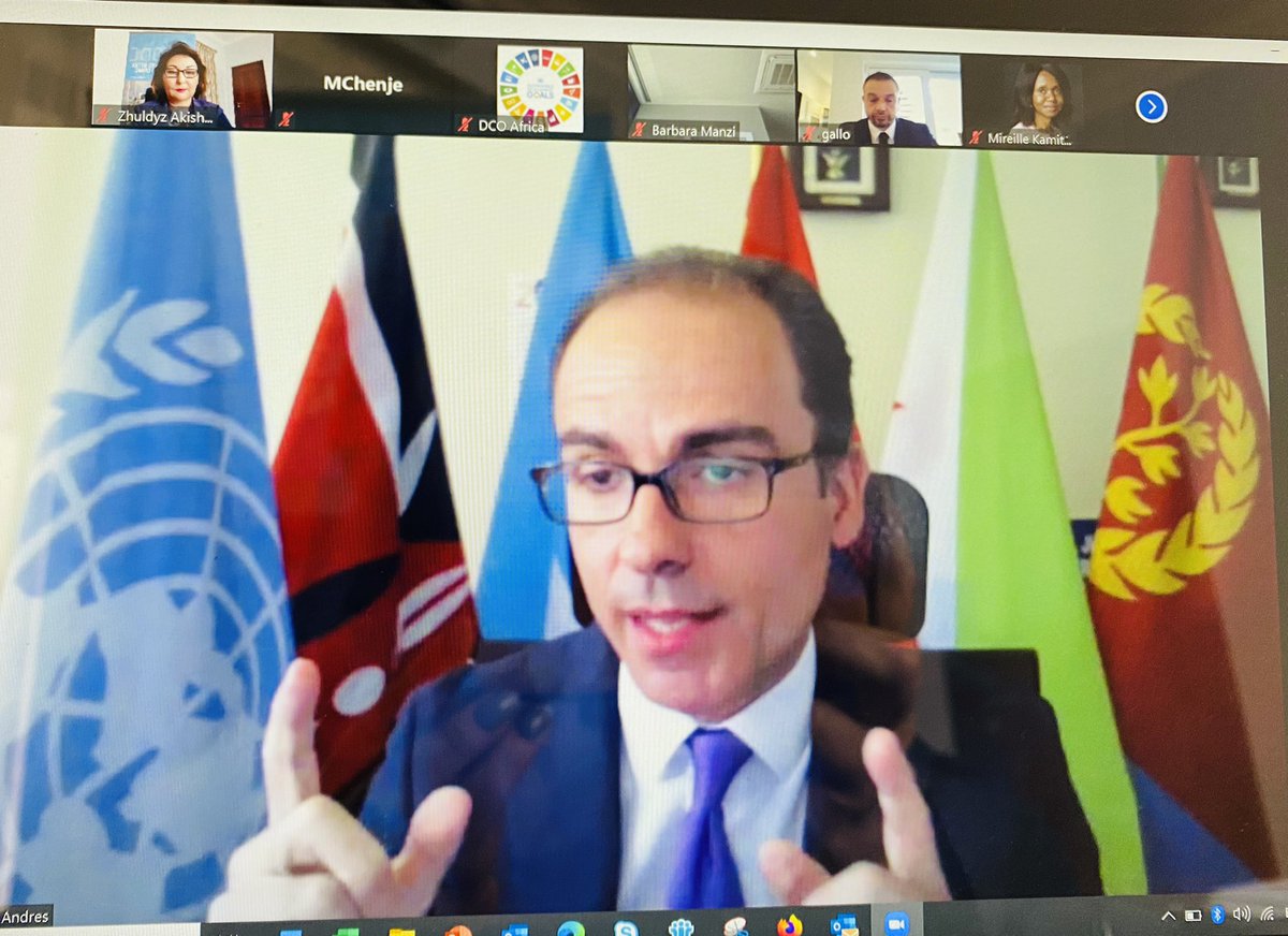 ZhuldyzAkisheva's tweet photo. Interactive discussion @UN #Africa #ResidentCoordinator Monthly Forum on #UN #unodc work against #Corruption & #IllicitFinancialFlow @UNODC starts deployment of experts to RC’s teams @GhadaFathiWaly @MiwaKatoEmpower @bstrobelshaw @MunyaradziChen7 #RCSystem https://t.co/27GqcR4u5t