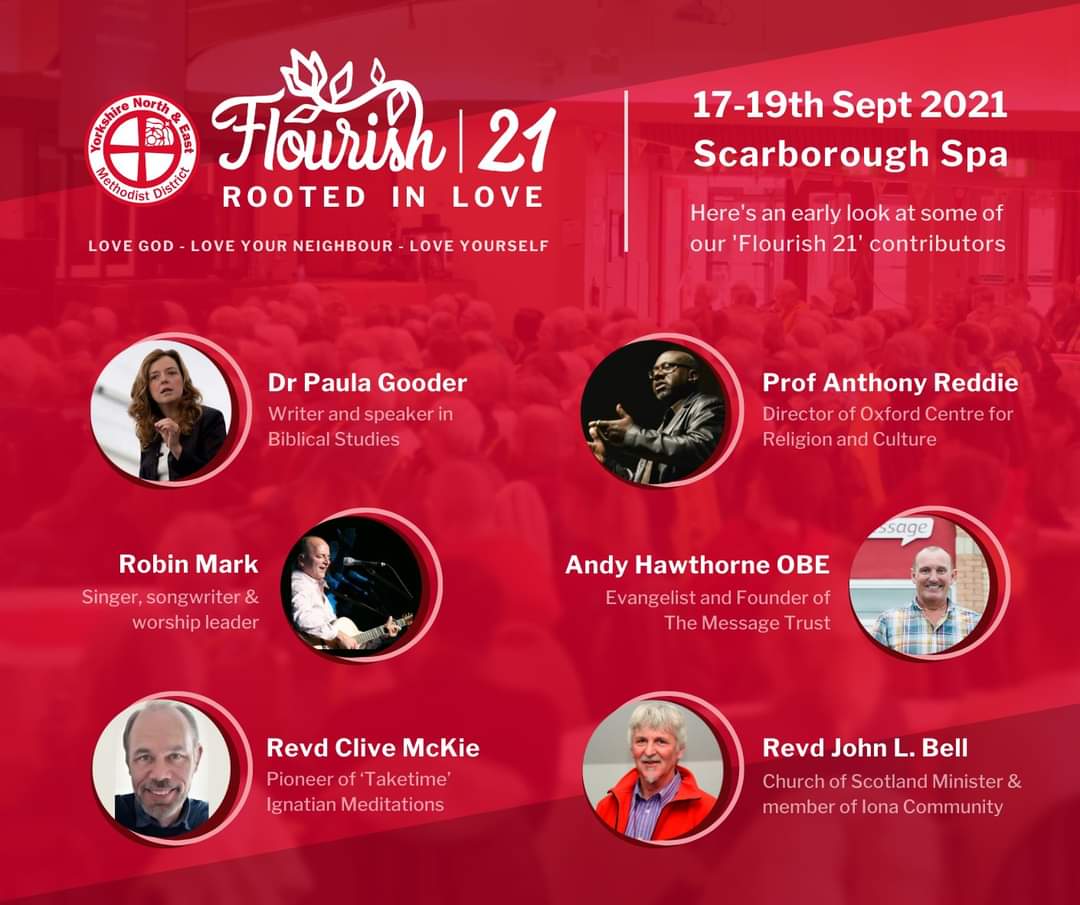 ⭐ FLOURISH 21 ⭐ - initial look at contributors
We're pleased to announce a few of the speakers &amp; worship leaders you can expect during the weekend of 17-19th Sept next year! Our guest list includes...

More details on our 'Flourish 21' contributors coming next year
#flourish21