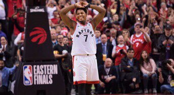 After a mediocre second round, he bounced back in the ECF vs Milwaukee, averaging 19-6-5 on 51% shooting for the series, and was the best clutch shooter for Toronto in the series, helping clinch the Raptors first finals appearance in Franchise history.