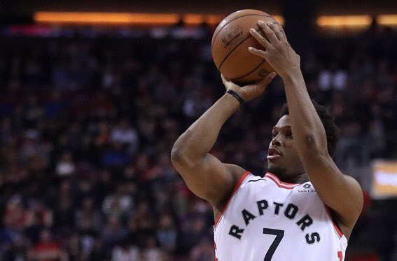 Now, in the 2017 playoffs Lowry was dealing with a wrist injury, and missed two games because of it.2017.Reg Season- 22-7-5 on 46% shootingP/offs- 16-6-5 on 46% shooting50% Clutch shootingThe PPG dropoff isn't great, but all things considered this was far from a choke.