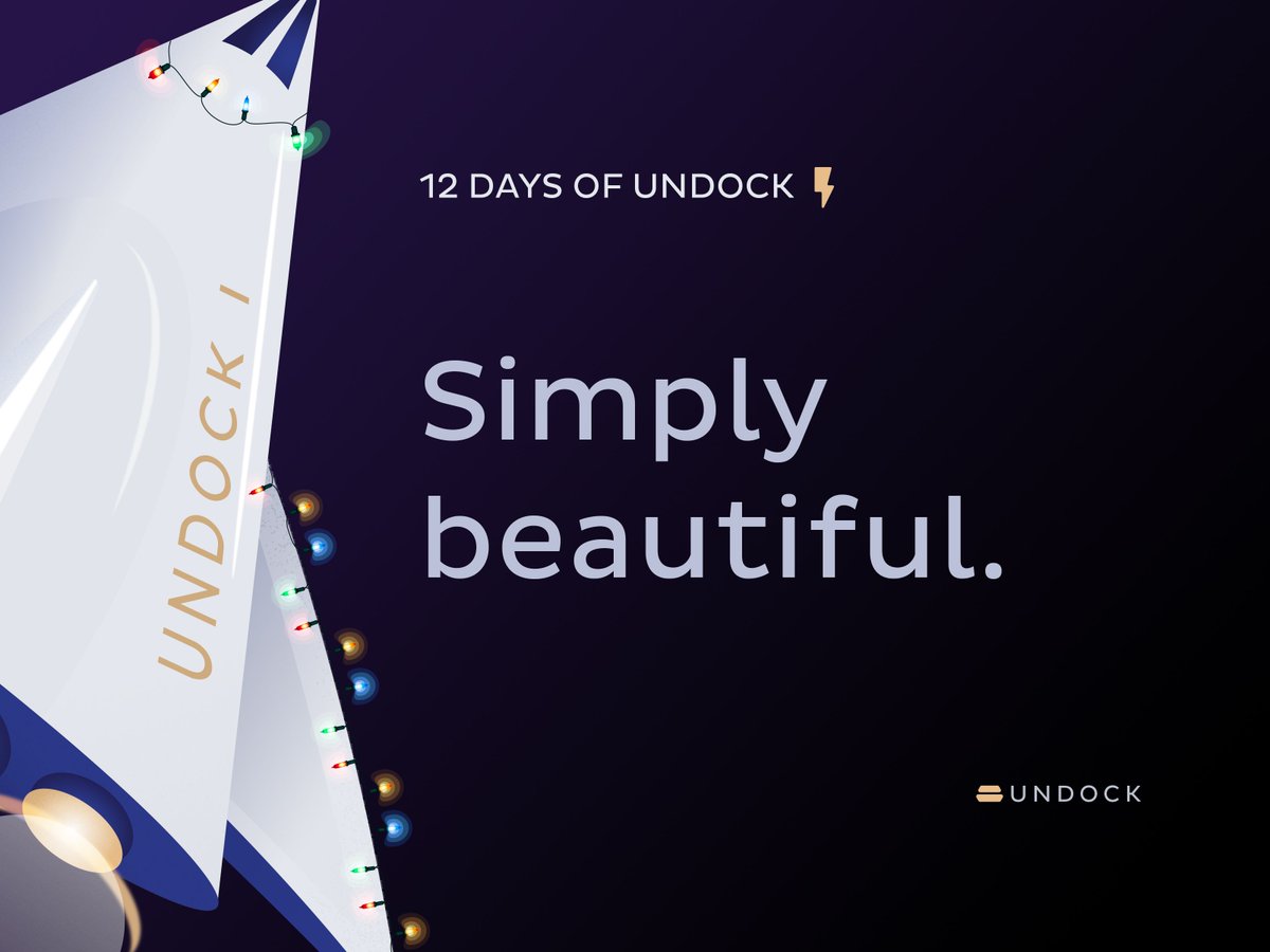 UndockHQ's tweet image. On the 7th Day of Undock we give you simplicity 🎁

Simple is hard, so we spend a great deal of time making sure that Undock is easy to use, beautiful, and fun to experience. 

Purple is the color of royalty and you are all worthy.

#12daysofUndock

undock.com ⚡️