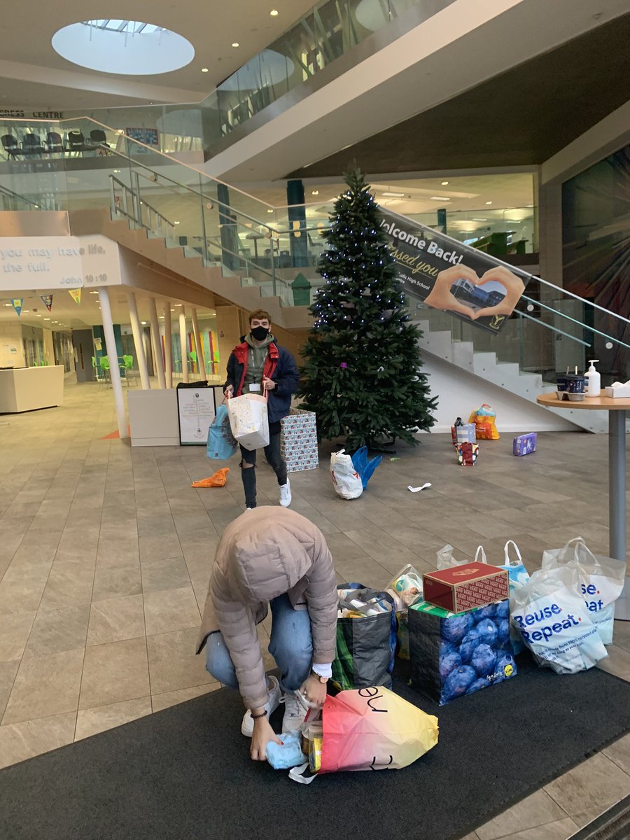 MrsDunnRE's tweet photo. Our Baby bank items have been delivered to @SpliceChild this morning. Thanks to those who helped loading and unloading, and of course to our @archbishopmghs community for all the donations ❤️🎄 https://t.co/jhZCIoqvVc