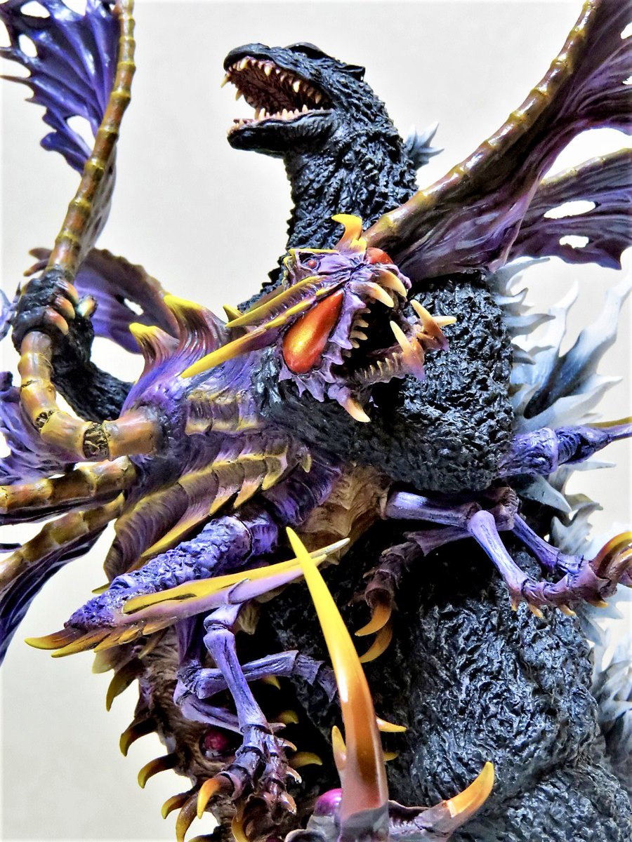 酒井ゆうじ造型工房 ゴジラ メガギラスポスターバージョン レジンキット □酒井ゆうじ造形工房 ゴジラ X メガギラス ポスターバージョン 完成品□