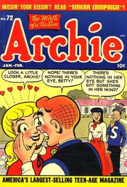 Thanks to Mikes Amazing World of Comics, we can see MLJ joins the Comic Code Authority with comics on sale in January 1955 (Recall that Silver Age comics were often cover dated about 2 months after on sale date).  #comics  #juveniledelinquency