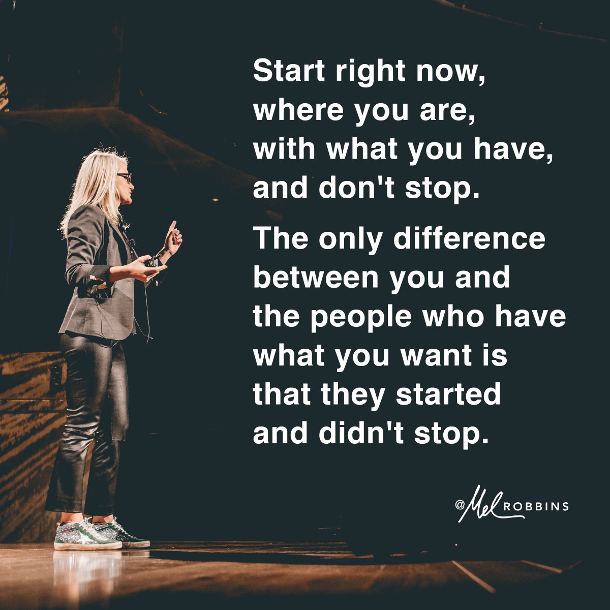 Whatever excuse you have, it will disappear the moment you take action. You’re just scared. And the only way to beat that fear is to START.

Put a 🚀 in the comments if you’re going to stop overthinking and take a step forward today.