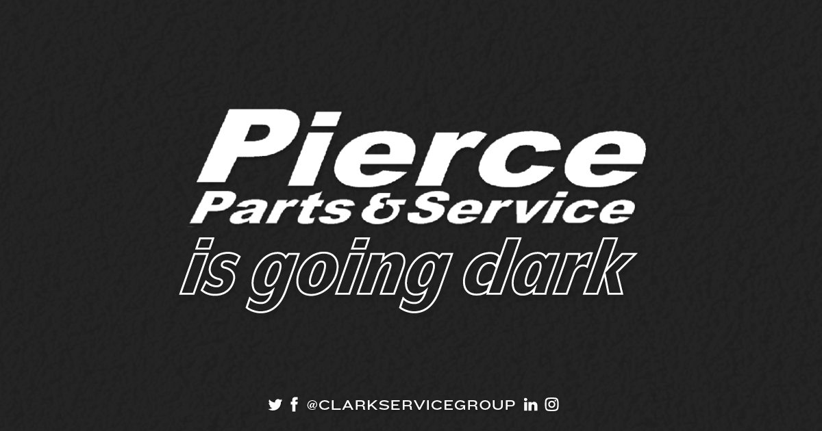PiercePartsServ's tweet photo. At the start of the New Year, all Pierce Parts &amp; Service social accounts will go dark as we officially transition to #TeamClark. Follow @ClarkServiceGrp ASAP!

https://t.co/8XdJPKAVbO
https://t.co/KJh0LJ3Wrj
https://t.co/IDkuVjEJDJ

#GetClarkd #GeorgiaGotClarkd #GoingDark https://t.co/zUzmPyd2ie