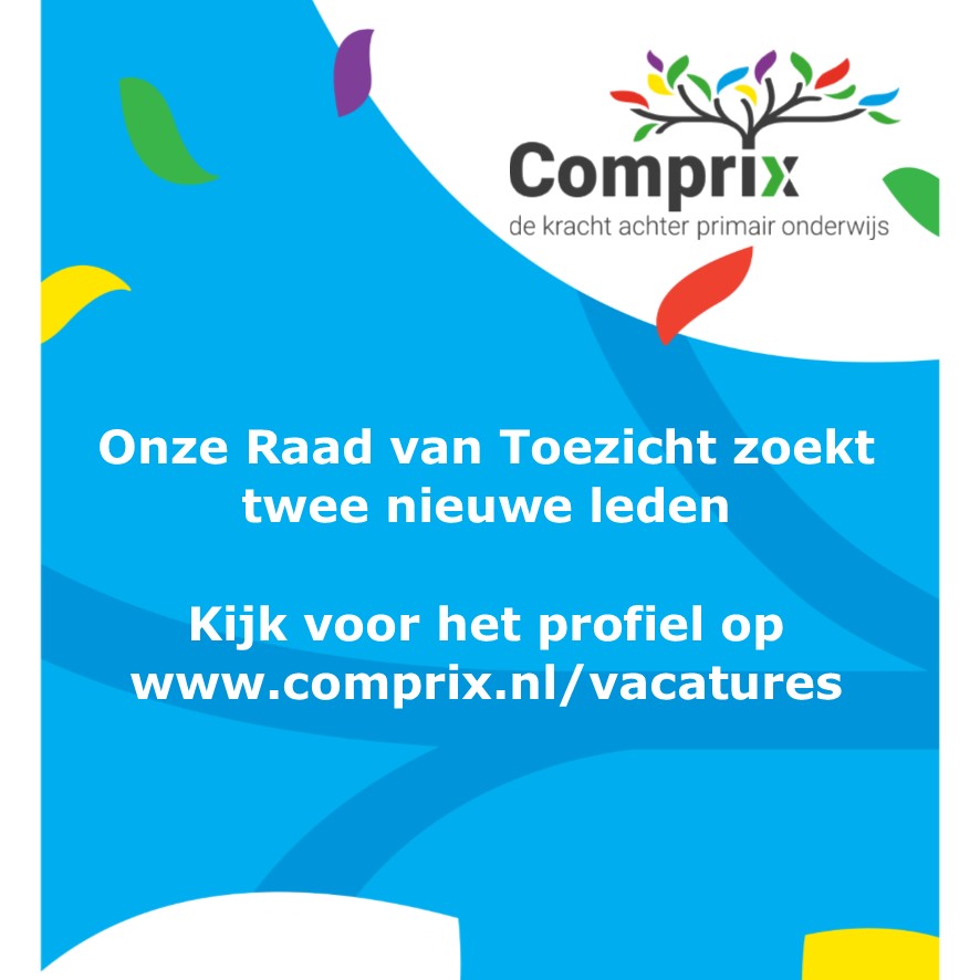 SComprix's tweet photo. Deze week kom je ons tegen in diverse kranten. Onze Raad van Toezicht zoekt twee nieuwe leden. Neem een kijkje op https://t.co/aVVJyzLKam voor de volledige advertentietekst en de profielschets.
#StichtingComprix #wijzoeken #RaadvanToezicht #delenislief https://t.co/TaJP6LeWSU