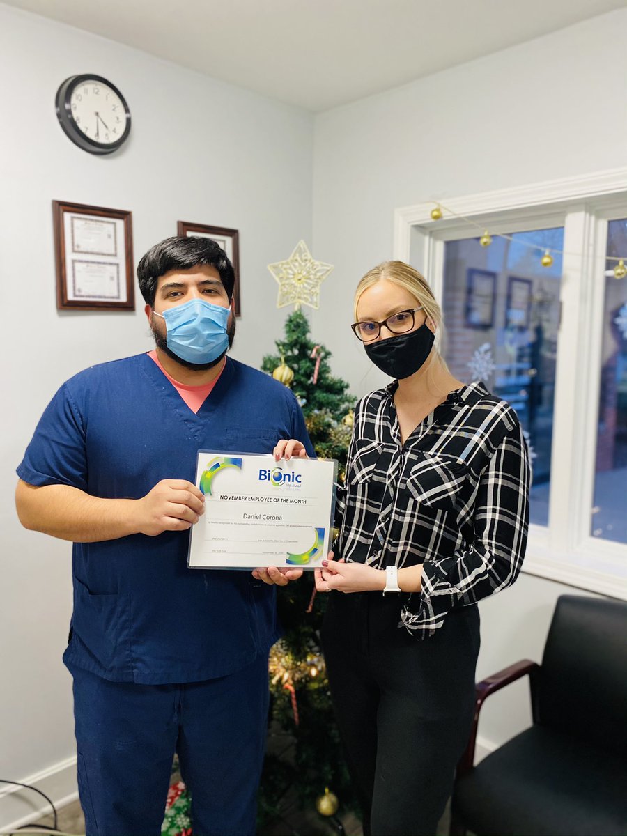 bionicpo's tweet photo. Congratulations to Daniel Corona, our November employee of the month. Daniel is our Certified Orthotic and Prosthetic Fitter at the Tinley Park location and has been with us since 2018. 

A fun fact about Daniel is that he enjoys cooking Ceviche, Steak tacos and Arrachera. https://t.co/Zbr4sgzhXd