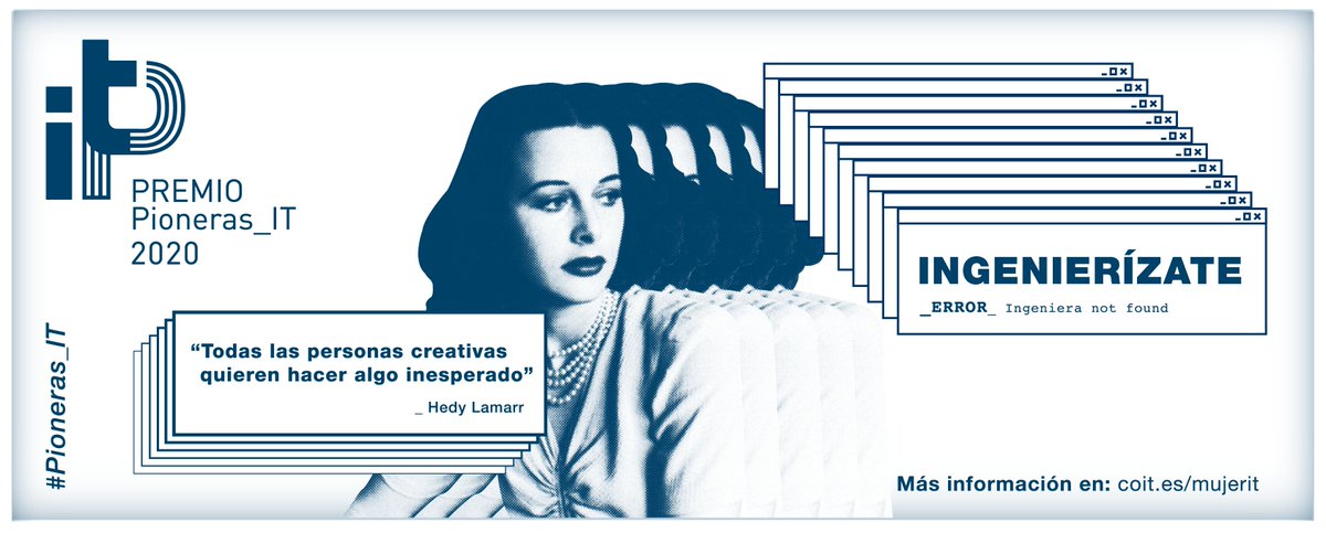 MAÑANA es la entrega del #PremioPioneras_IT.

El acto será clausurado por <a href="/NadiaCalvino/">Nadia Calviño</a>, la vicepresidenta tercera del Gobierno y ministra de Asuntos Económicos y Transformación Digital de España.

Lo podrás seguir a partir de las 19:00 en este enlace: pioneras.coit.es