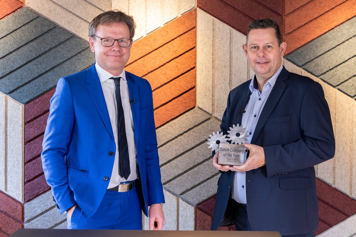 Troldtekt has just won the Danish-German Chamber of Commerce’s ‘Danish Company of the Year’ award! 🏆

The award goes to a Danish company that has achieved success and growth in the German market – and we are very proud of that! troldtekt.com/news/2020/dani…
#DenmarkinGermany #Award