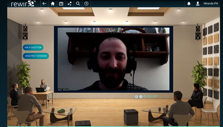 Great to hear from Syrian #refugee and #entrepreneur Amr Ajlouni how our member <a href="/habitatdernegi/">Habitat Derneği</a> helped his business thrive in Turkey. Education programmes on entrepreneurship, help Syrian refugees like him enter the business market #RewirEdX