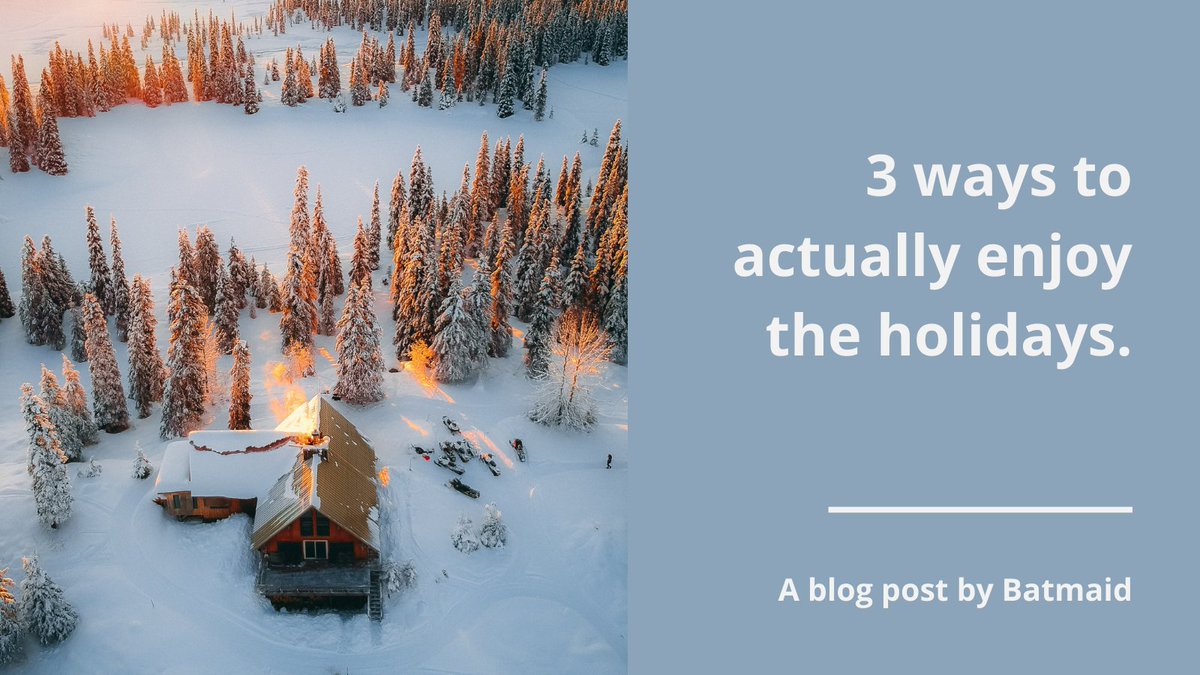 Wishing everyone an enjoyable holiday season ✨

We’ve compiled a list of 3 easy ways to prevent Christmas stress! Includes the simplest cookie recipe!

Head to our blog to know more: bit.ly/Christmas_with…

#batmaid #Christmas #blog #fightblackmarket