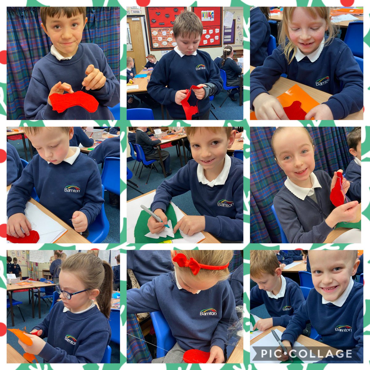 Christmas crafting requires concentration! <a href="/BarntonMrsL/">Alison Lawson</a>