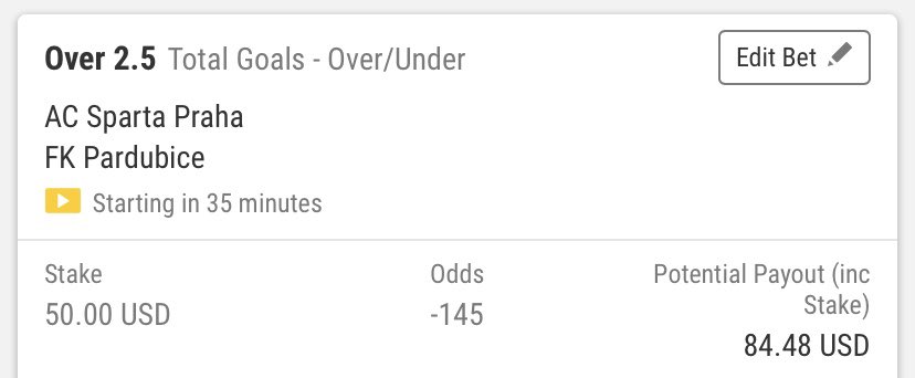 GoTimeCappers's tweet image. Tailers drop a like‼️‼️

Czech 🇨🇿 (10am)
5u Sparta Prague/Pardubice Over 2.5

Let’s start today off on the right foot 

🚂🚂🚂