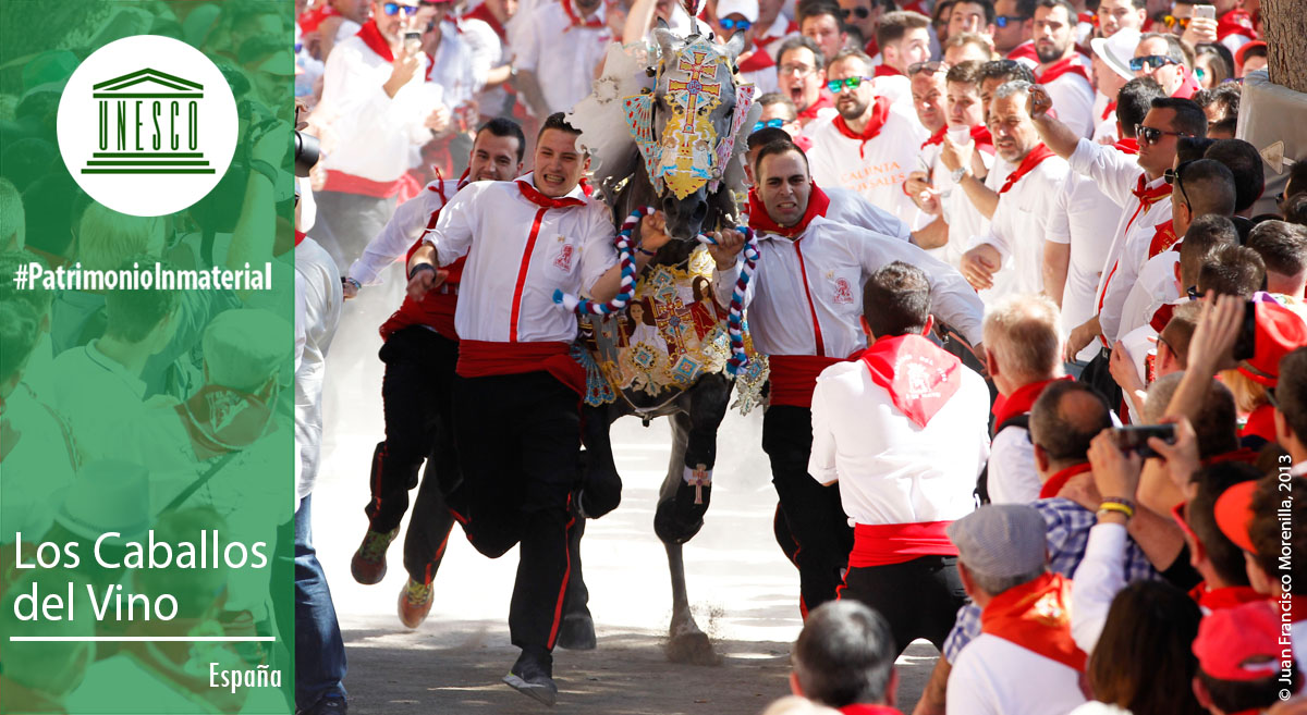 🔴ÚLTIMA HORA

Los Caballos del Vino acaban de ser inscritos en la lista del #PatrimonioInmaterial. ¡Felicidades #España 🇪🇸! 👏👏
 
ℹ️ ich.unesco.org/es/RL/00860 #PatrimonioVivo