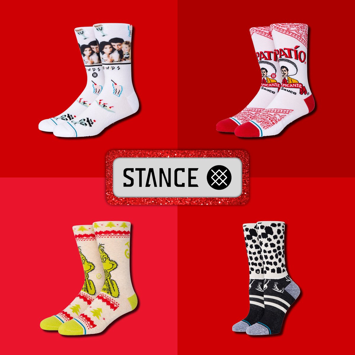workwearsafe's tweet photo. Stuff your stocking with a fun pair of socks!!

Whether you like the Grinch, running wild, need a few Friends to be there for you or want a little spice in your life, we've got you covered!!

We also have team socks and plain ones to boot!

https://t.co/8aA376uey7 https://t.co/S8g7Pklsmp