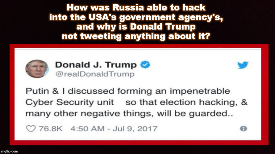 prayerfeathers's tweet image. I can't believe that #DonaldTrump has not Tweeted about the #RussianHack.