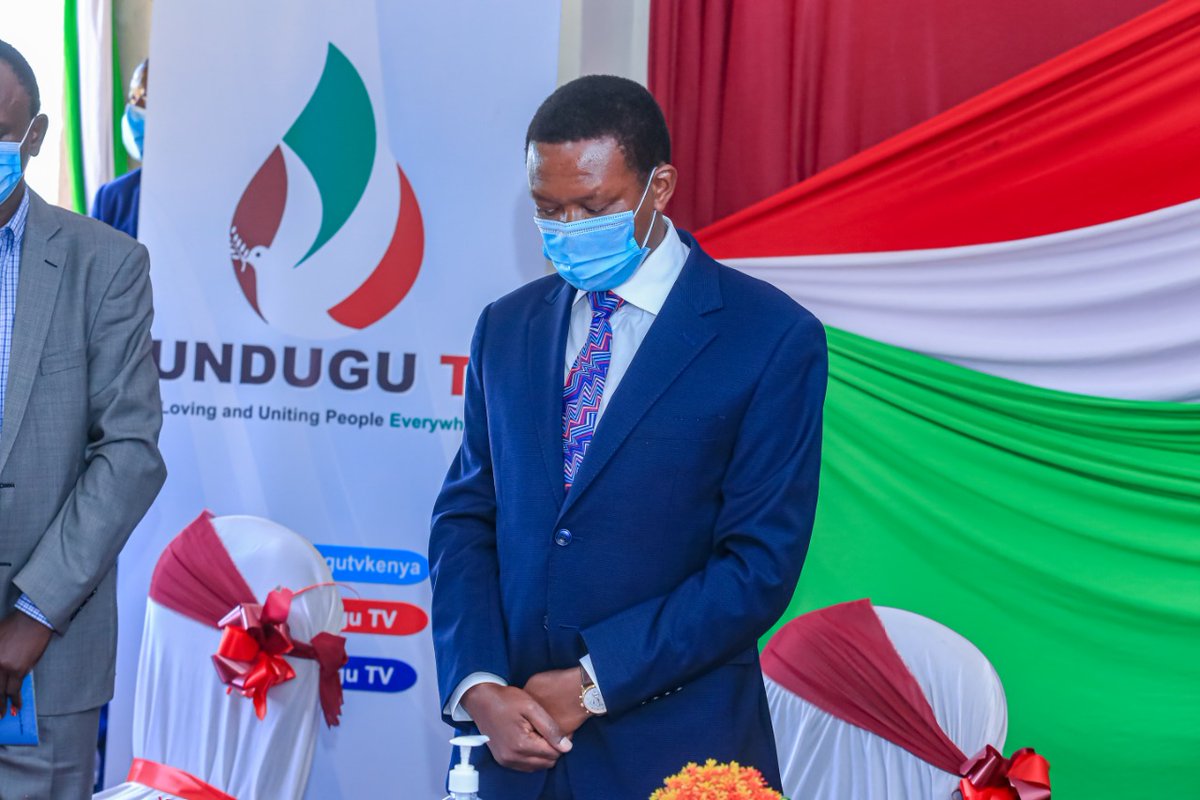 DrAlfredMutua's tweet photo. Delighted to attend, at the invitation of Archbishop Timothy Ndambuki, the launch of Undugu Tv in Machakos Town.

Undugu Tv is owned by the Africa Brotherhood Church(ABC), and I wish the station great success as it begins it's operations. https://t.co/J9XymJTZVb