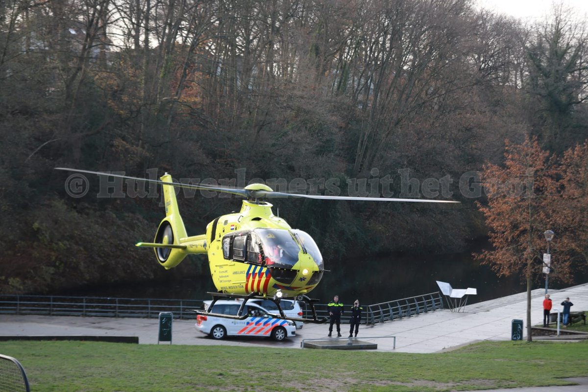 Melding traumahelikopter Elleboogstraat Hilversum