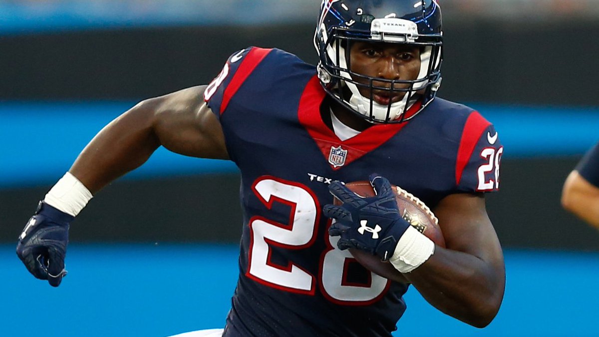 GridWeekly's tweet image. Jeremiah Hubbard is looking to build on his rookie of the year honors last year with an even better performance this season.  He is top 10 in rushing yards with 308 and is leading the league in rushing tds with 8 through 4 games.  @GridMBL #GWS