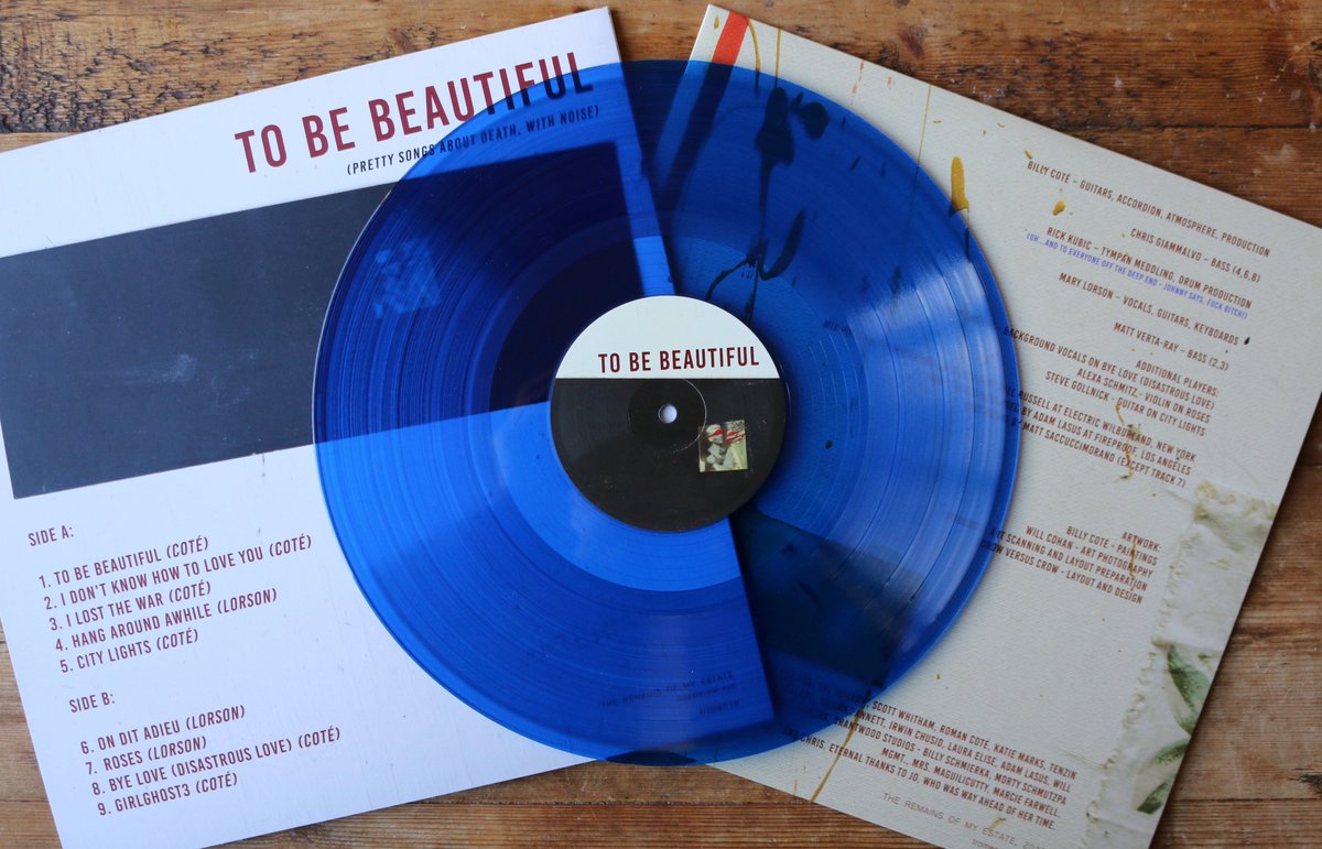 A limited number of the 2019 'To Be Beautiful' LP by @MadderRose1 are available in the store, this time on translucent blue vinyl. store.tromerecords.com/album/to-be-be…