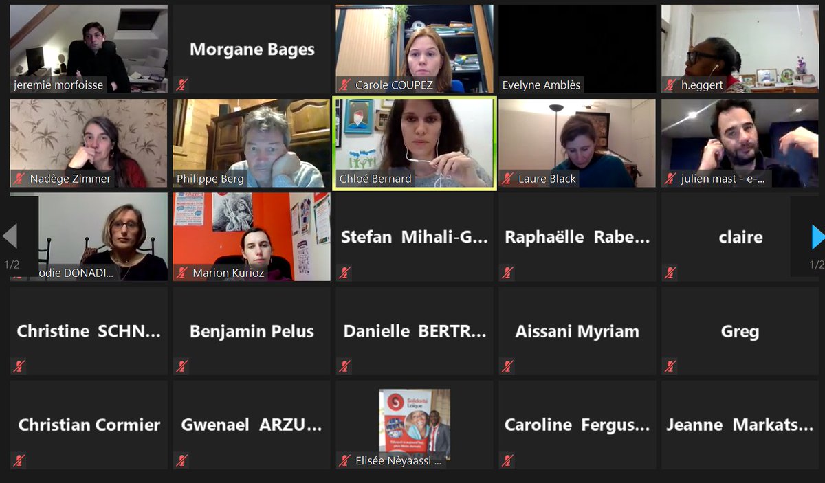 SolidLaique's tweet photo. 💻Merci à tous les participants au webatelier : comment faire vivre le développement durable à l’Ecole ? Le mentorat par les pairs un outil pour la pédagogie coopérative ? #Peerment
@laligue13 @kurioz3 @CaroleCoupez @JMorfoisse @christellefle @EliseeDITCHARE https://t.co/7sinDa1AHI