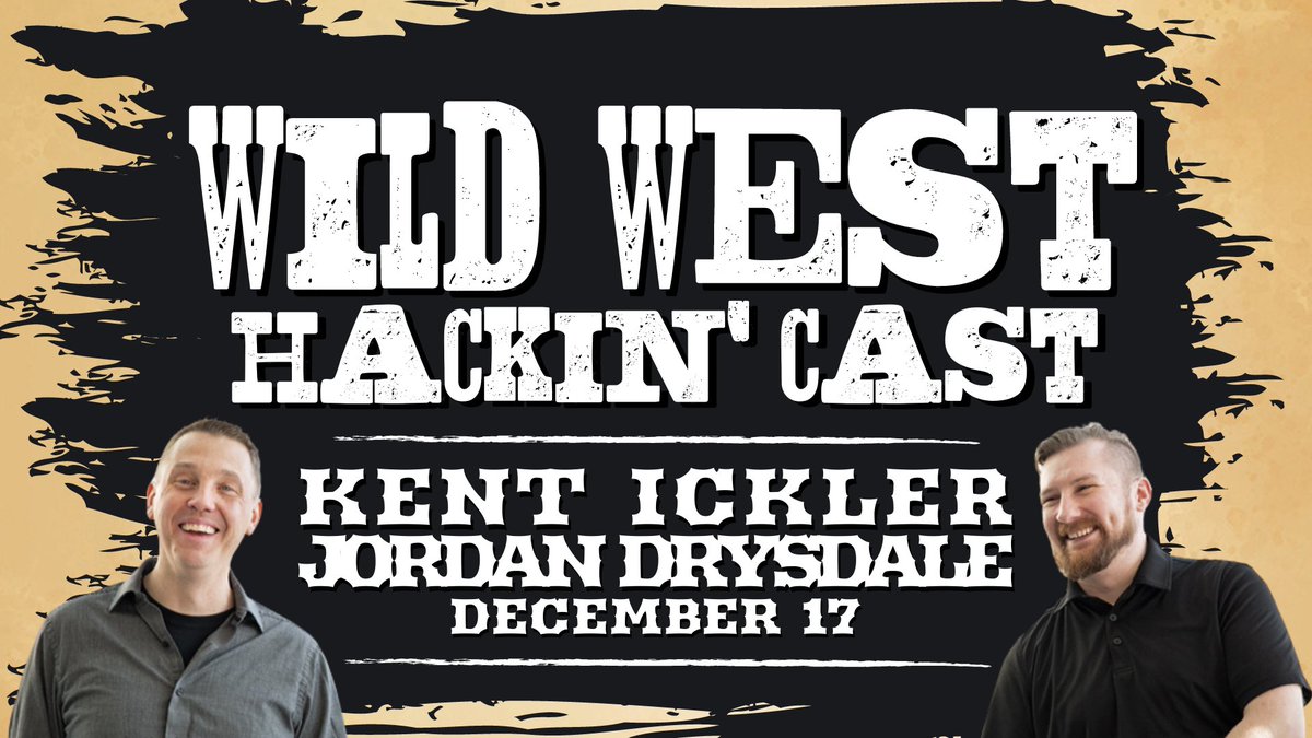 BHinfoSecurity's tweet photo. Final BHIS &amp; @WWHackinFest Webcast of 2020!

Upping Your Defenses and Detections For the Low Low Price of FREEEEE w/ @Krelkci &amp; @Rev10D (1-Hour)

Thurs, 12/17 | 2-3pm EST (UTC -5)

Register: https://t.co/p5Mf3MinfJ

Thanks for joining us for webcasts in 2020, they kept us sane. https://t.co/mn8GqvOnX9