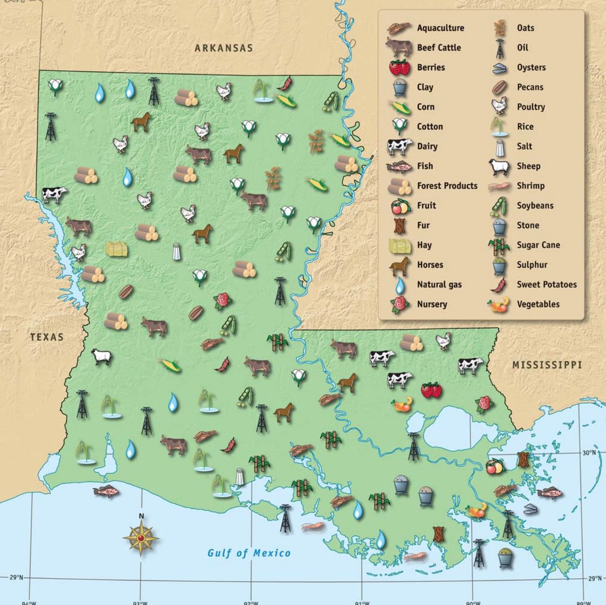 FixLARoads's tweet photo. From farm to table, Louisiana has an abundance of natural resources that keep our #economy going. When a bridge or roadway causes a detour not only does it affect the Louisiana farmer, but it affects Louisiana's bottom line.. 
#FixLARoads #lalege #lagov https://t.co/LCegAsyI7J