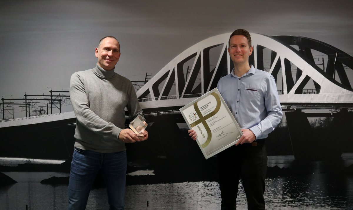 vanderendegroup's tweet photo. We look back on a fantastic online alternative for the GreenTech 2020 fair! By receiving the GreenTech Sustainability Award cup for the Nexus High Performance RO we will reminisce a little longer. 🏆💎🎉

#GreenTech #SustainabilityAward #winner #HPRO 💧 https://t.co/ei3hRzJy1F