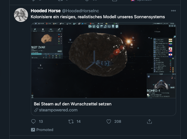 Ähmm, der Werbe-Algorithmus von Twitter scheint mein Interesse für das Thema "Kolonialismus" irgendwie falsch zu verstehen....¿?¿