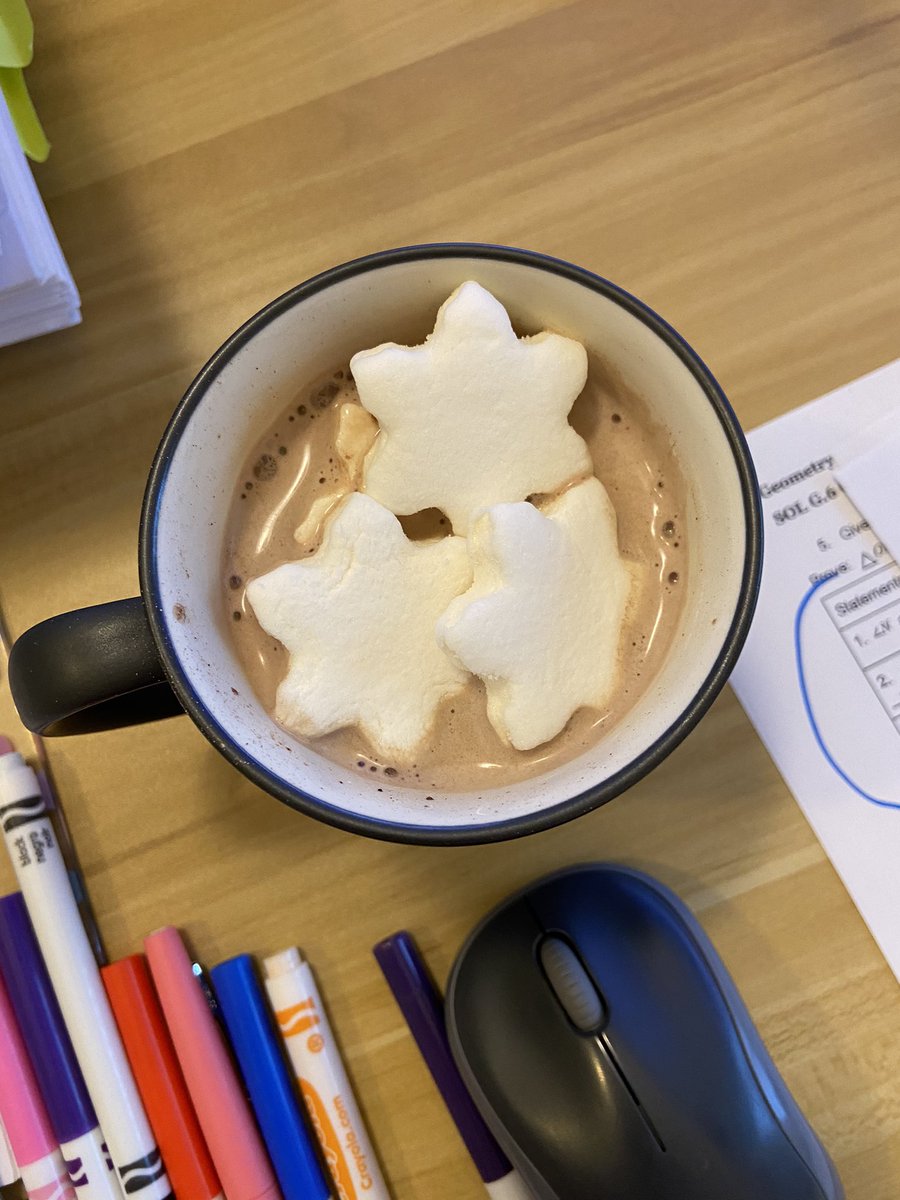 RHall_Educator's tweet image. Enjoying some hot chocolate in celebration of spirit week while planning this morning @CodeRVA1 #WeAreCodeRVA