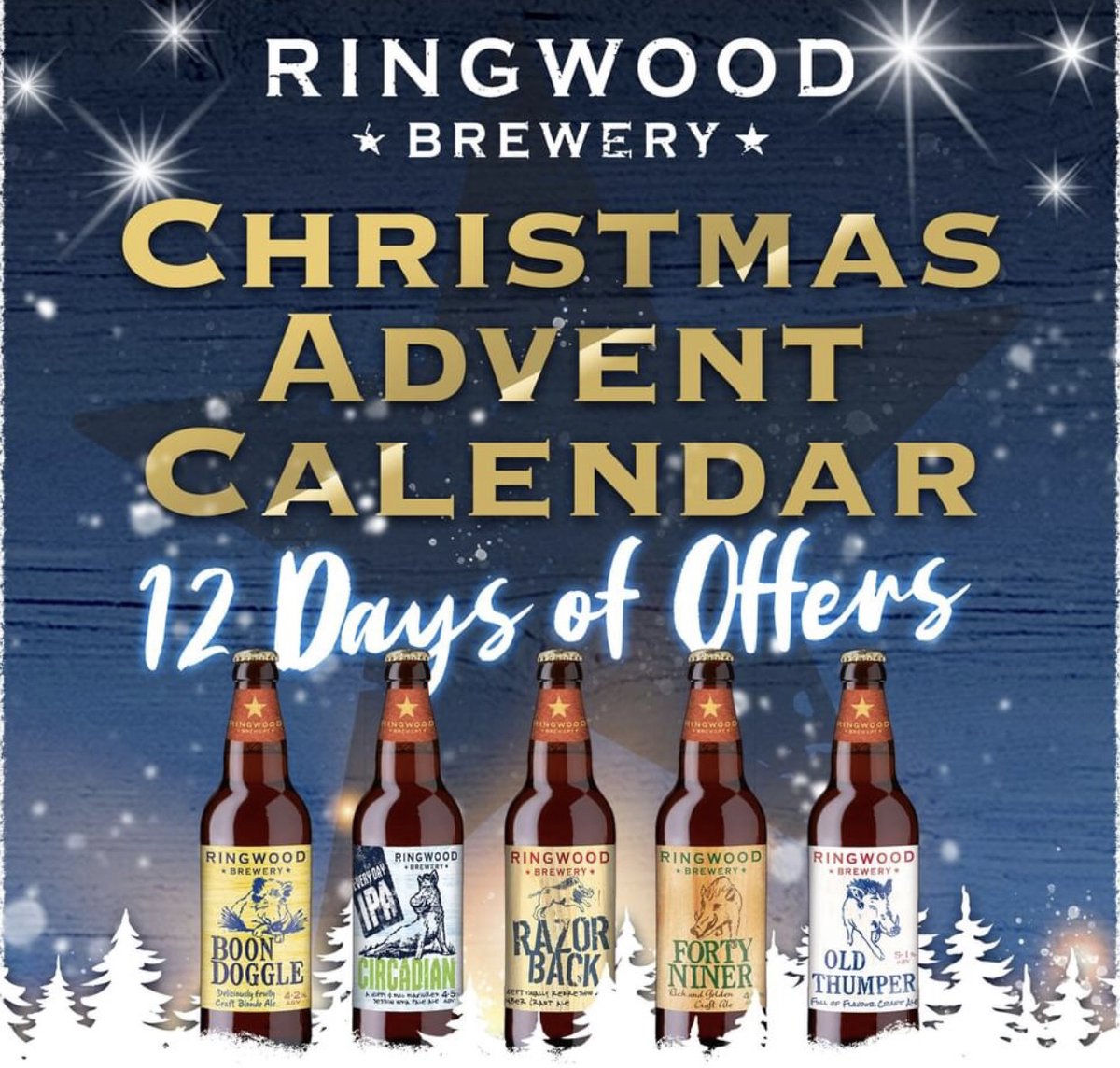 12 days of Christmas at @RingwoodBrewery 🎄🎁

Each day they have exclusive offers and each will last one day before moving on to the next!

Head over to their page to see what you could get!