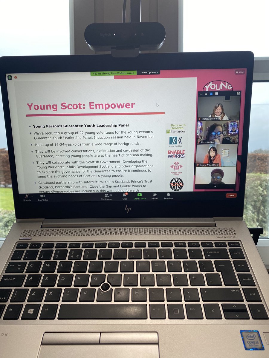 As ever excellent #advisorycouncil ⁦@YoungScot⁩ ⁦@Louisemac⁩ great inputs on from ⁦@ScotFinEnt⁩ ceo SandyBegbie on Young Peoples Guarantee also ⁦@MargoWilliamson⁩ ⁦@RaisahAhmed⁩ for reimagine careers insights & #Daniella & #Kaitlyn for presentation