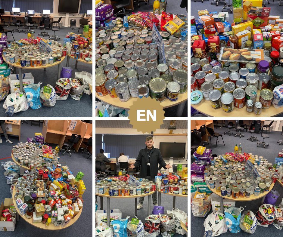 EastNorfolk's tweet photo. π Yesterday, our Student Association delivered their collection to Great Yarmouth Foodbank. Huge thank you to all of our students and staff who have donated, to help those who need it this Christmas. π #ProudToBeEN https://t.co/FaAeOcZuxm