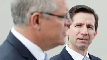 THE_Russell's tweet photo. BREAKING:
Morrison blames a "weak" Birmingham for mismanaging the #ChinaTradeCrisis and is poised to replace him in order to deflect any blame from himself.
#auspol https://t.co/7zVXSLqpmb