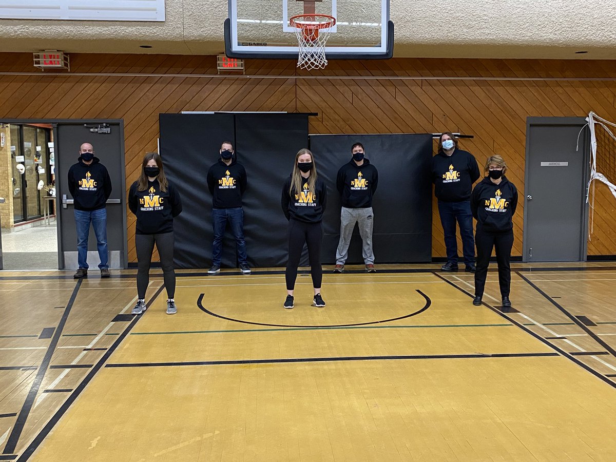 missryback's tweet photo. The @nmcLRSD coaching staff is decked out in new gear, ready for when it’s safe to play sports again #LightTheTorch https://t.co/XZ2EbFGeaq